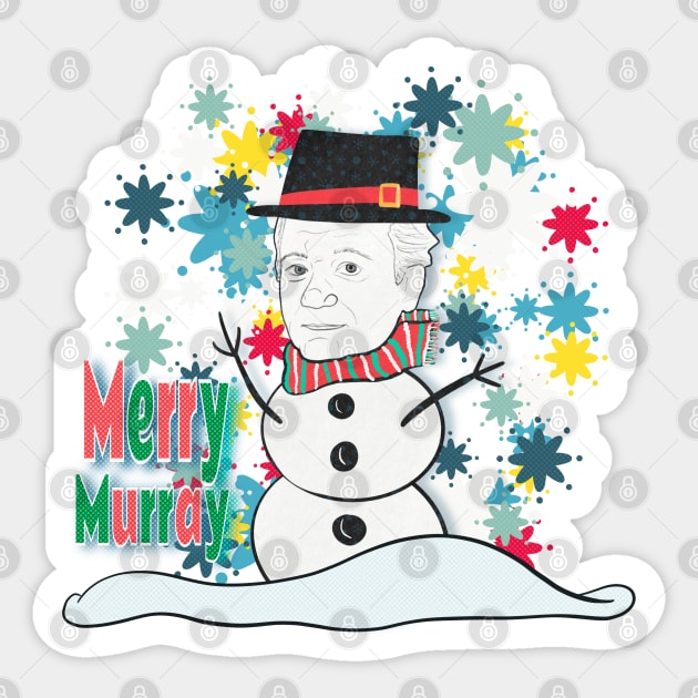 Murray Xmas Sticker by VultureVomitInc